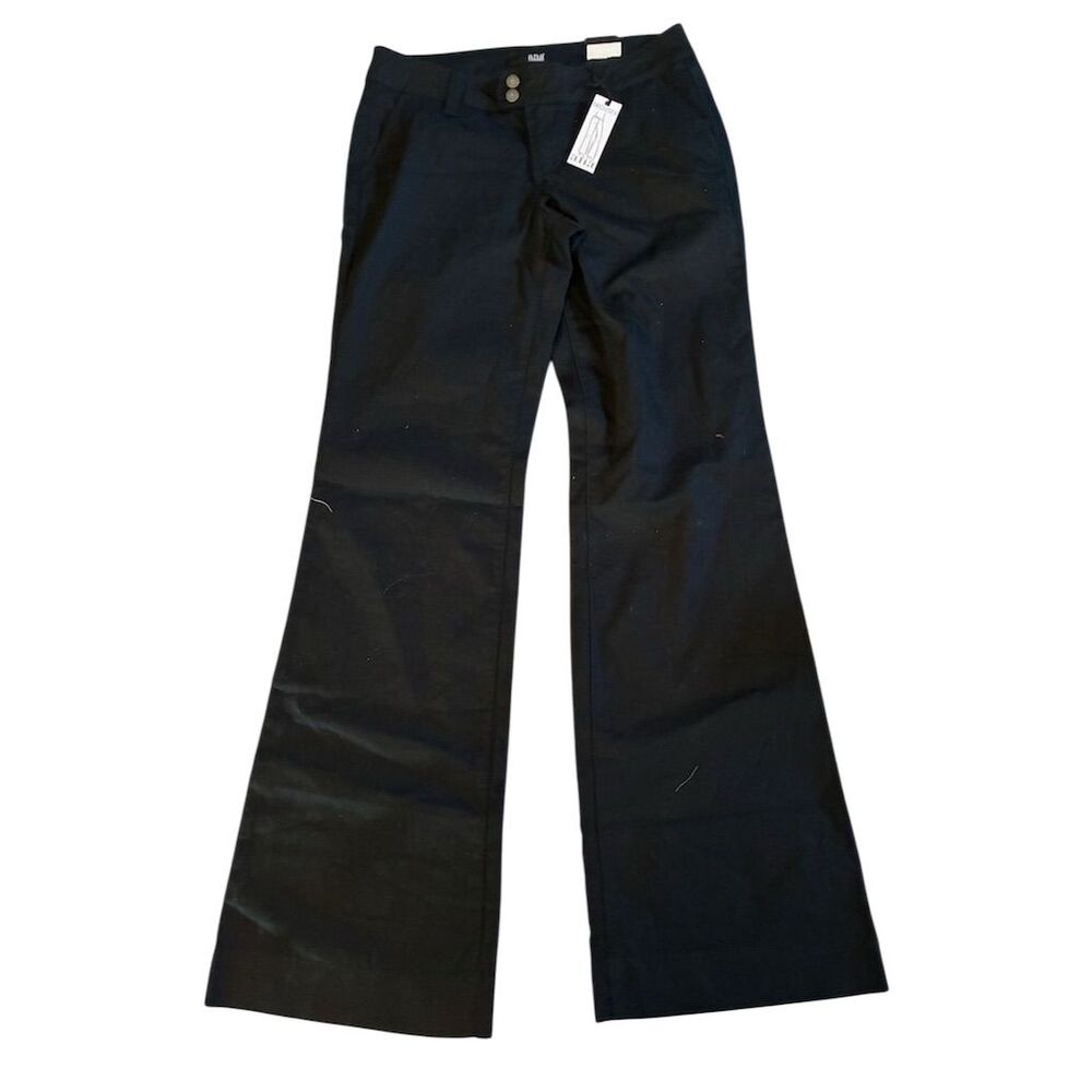 A.n.a Women's Black Flare Pants Size 4 Casual‎ Stretch High Rise